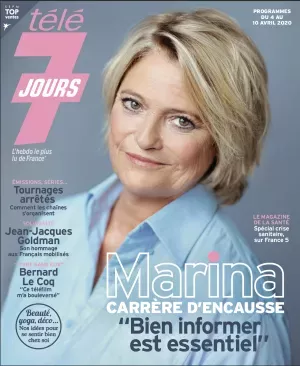 Couverture Marina Carrère d'Encausse - Télé 7 Jours
