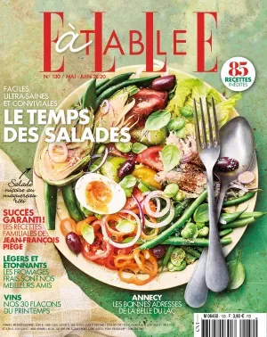 Couverture nouveau numéro ELLE à table