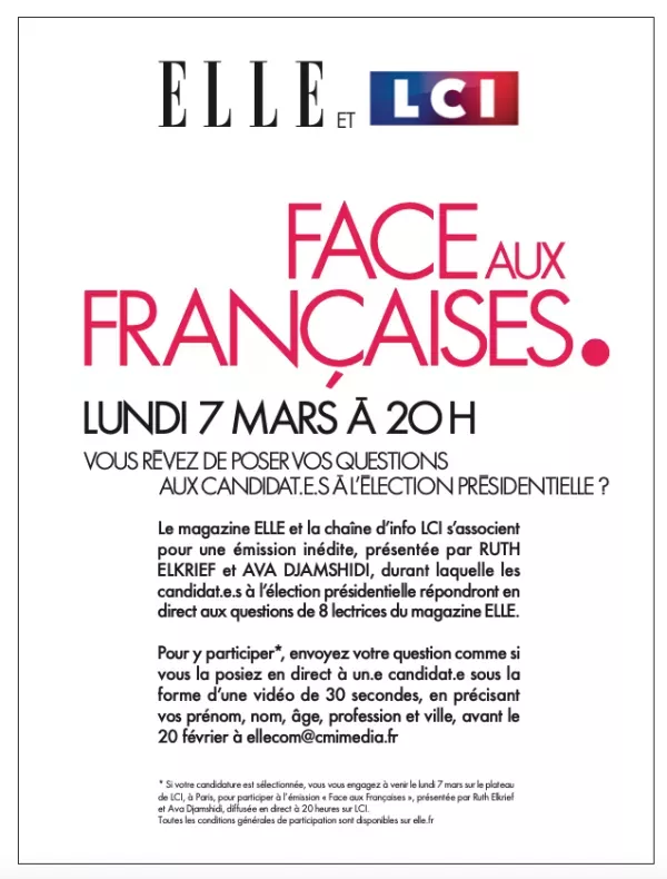 Actualité - LCI x ELLE - Présidentielle