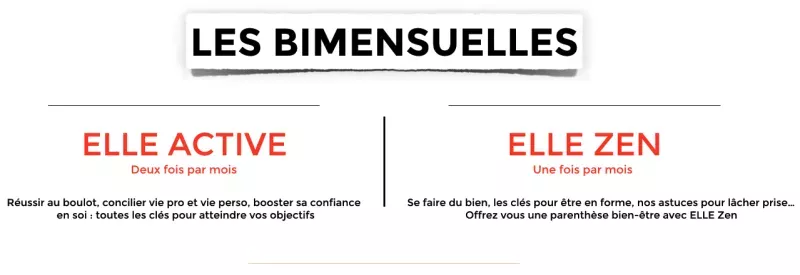 Newsletters - ELLE - Les Bimensuelles