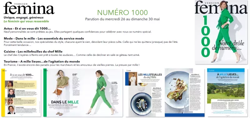 actualité - communiqué de presse - Version Femina