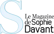 Logo bleu clair S, Le Magazine de Sophie Davant